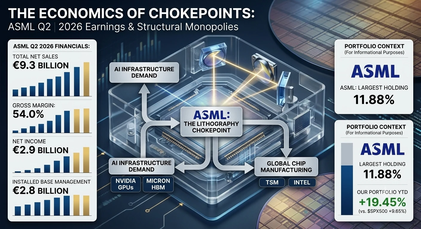 Original published illustration: ๐ The Economics of Chokepoints: ASML Q2 2026 Earnings & Structural Monopolies